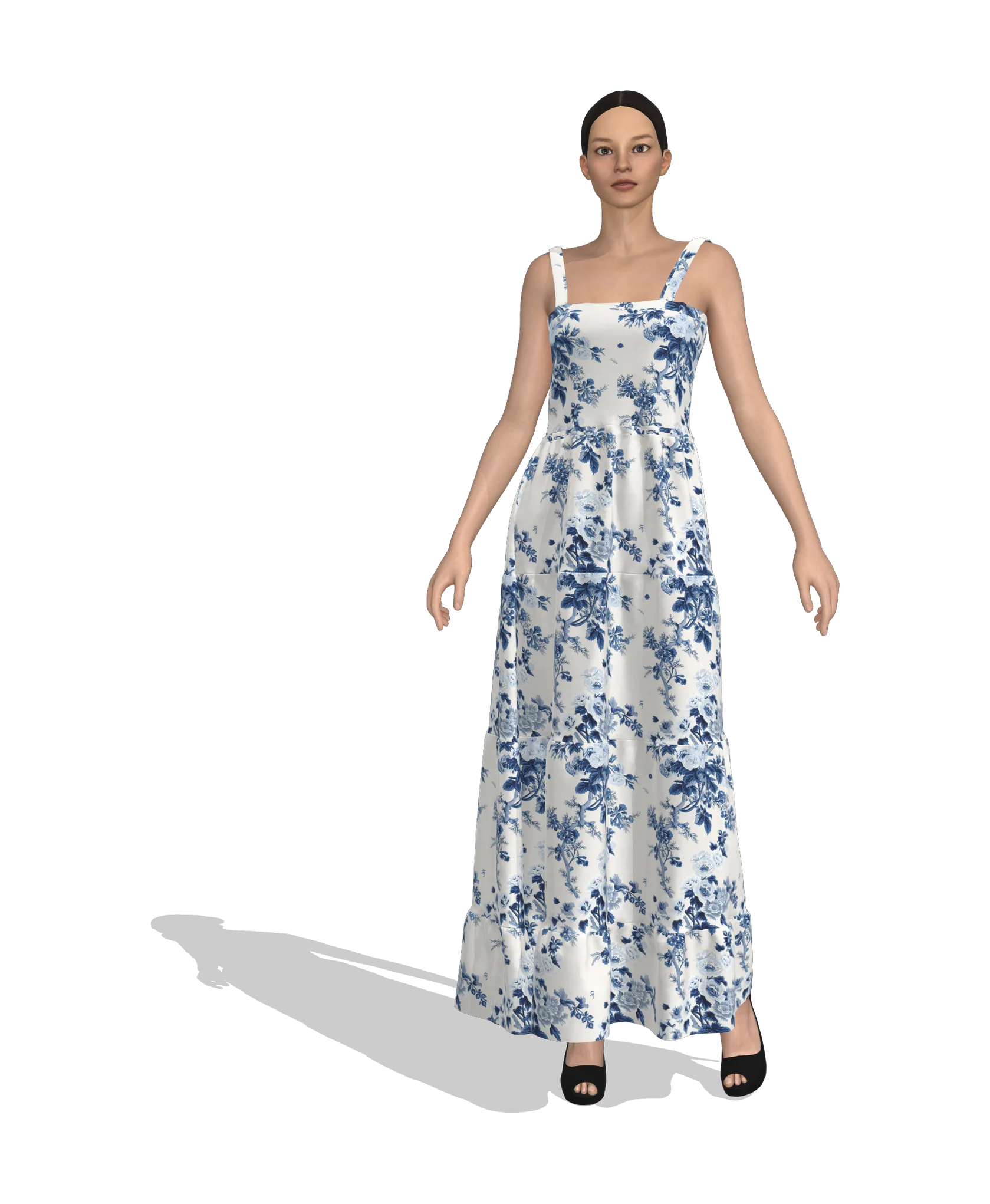 KDscion p36 sleeveless maxi dress